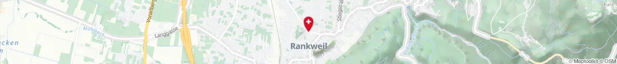 Map representation of the location for Marien-Apotheke Rankweil in 6830 Rankweil